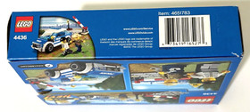 Retired ©2012 LEGO 4436 Town City Police Patrol Car 100% Complete + Extras + Box
