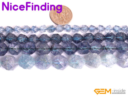 Round Faceted Gemstone Loose Beads For Jewelry Making Strand 15/" Assorted Stone