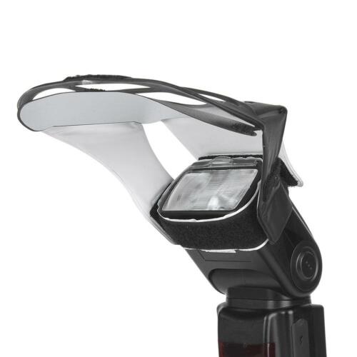 Universal SLR Camera Flash Light Reflector Board Set Silver White TG 