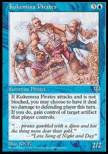 MIRAGE #71 ENGLISH Magic MTG Pirates de la Koukëmssa ▼▲▼ Kukemssa Pirates
