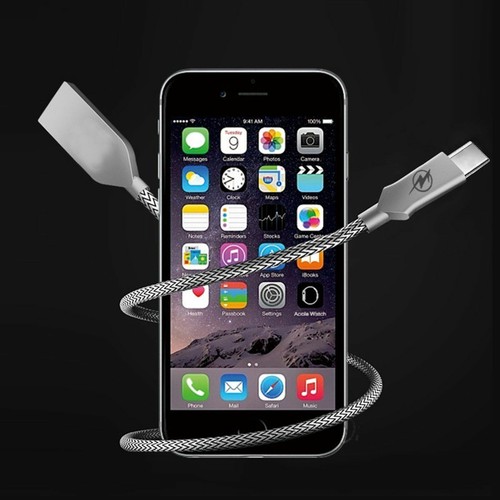 2.4A USB Male to Micro-B Male Fast Charging Charger /& Sync Android Cable 3.5ft