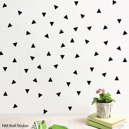 168 Triangles removable wall art stickers for Nursery or kids room Vinyl decal 