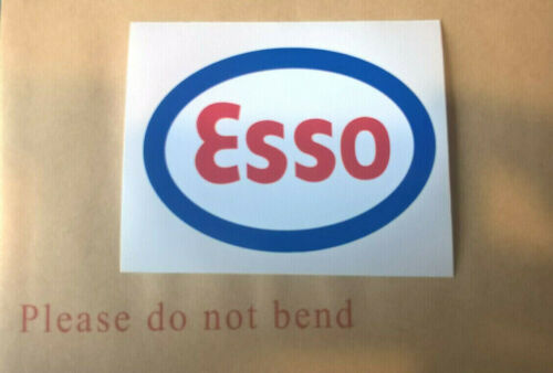 Esso Motor Racing Decal Stickers Various Sizes Cut To Shape Weatherproof 