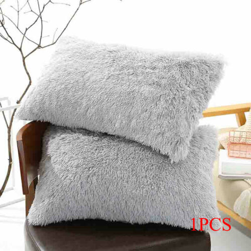 Home 50*70cm Cushion Cover Classic Solid Color Pillow Case Velet Pillowslip