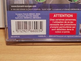SEGA Dreamcast Silent Scope PAL Original UK Release with Instructions