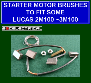MOTORE di avviamento Brush Set Spazzole Lucas M100 2M100 3M100 LASX44-452 12 Volt ecc.
