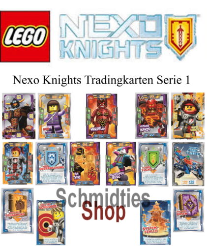 Nexo Knights tradingkarten Series 1-choose your cards! No. 1 to 180