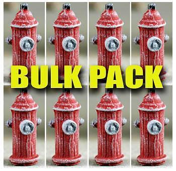 15 Pack of FIRE HYDRANTS.....A Lot of Fire Hydrants, Comes Painted in HO Scale