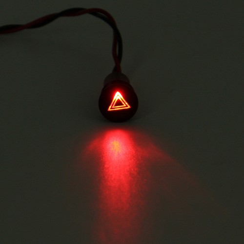 12V 8mm LED Dash Panel Warning Pilot Light Bulb Indicator Lamp Bulb Car Boat Van