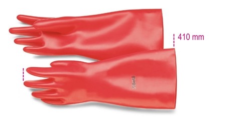 410 mm Beta Tools 1995Mq//G1-Insulating Gloves In Latex 9 Gr