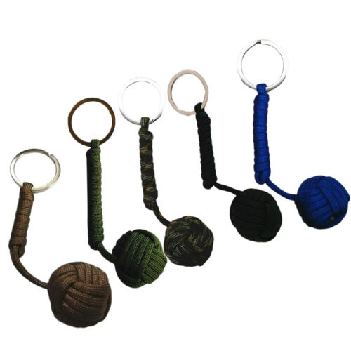 2pcs 7-Core Umbrella Pendant Keychain Cord Rope Bracelets Survival Gear Tools