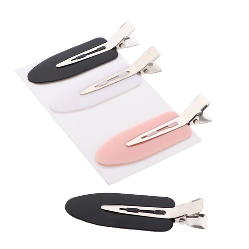 8Pcs No Bend Hair Clips Makeup No Crease Pin Curl Hair Clip Mixed Color