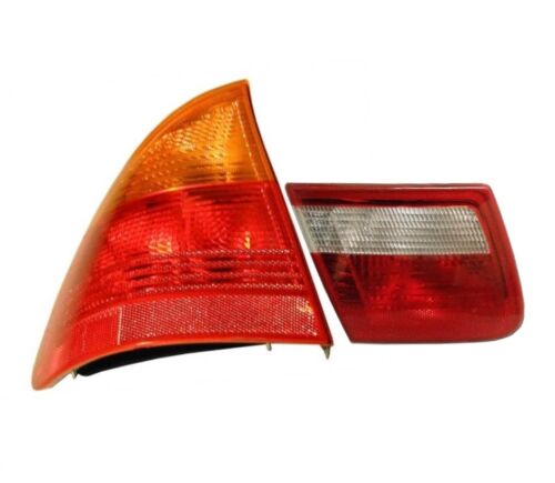 Driver Left Inner & Outer Marelli Tail Lights Yellow Turn Signal For E46 Wagon 