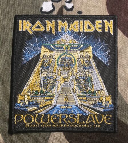 Iron Maiden Powerslave Woven Patch I010P Metallica Ghost Slayer Blind Guardian