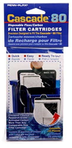 Penn-Plax CPF1C3 Cascade 80 Replacement Filter Cartridges 3pk