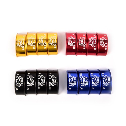 4Pcs Bike Handlebar Shim 25.4mm to 31.8mm Stem Fixed Gear Road Bicycle TE