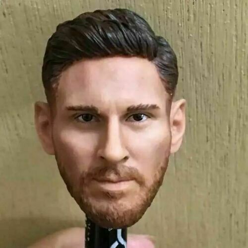 1//6 Messi Barcelo Lionel Head Sculpt Football Star Carving F 12/" Male Figure