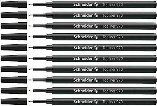 Schneider Topliner 970 Fineliner-Mine 10er... passend für Topliner 911, 0,4 mm 