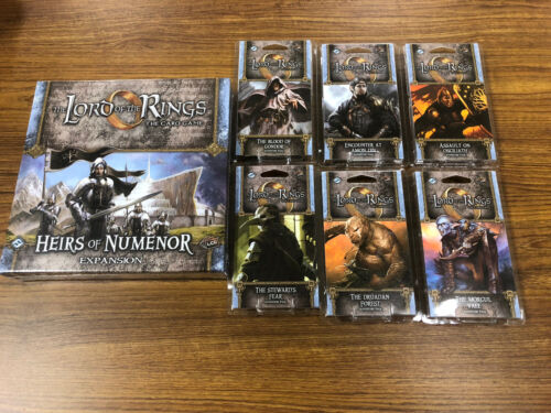 Lord Of The Rings LCG The Heirs Of Numenor With Against The Shadow Packs
