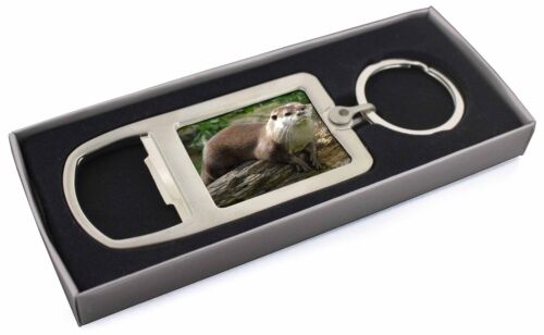 River Otter Chrome Metal Bottle Opener Keyring in Box Gift Mans AO-2MBO