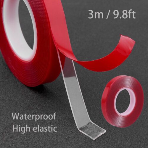 Rolls Elastic Glue Car Sticker Adhesive Tape Transparent Double-sided Adhesive 