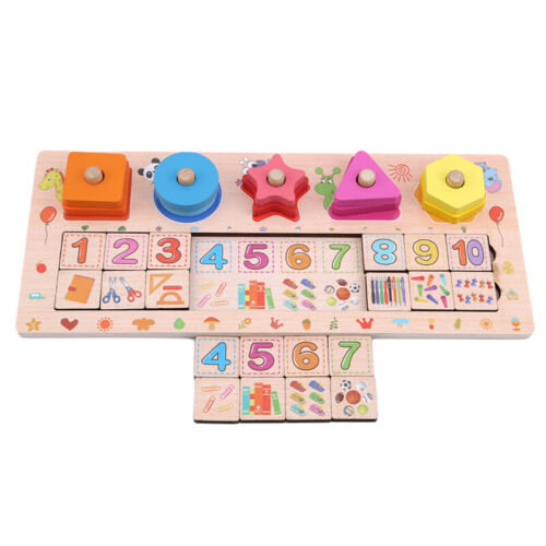 Details about   Development Geometric Column Toy Logarithmic Board IQ Interactive Puzzle Toys Y3 