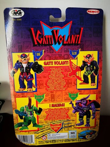 I GATTI VOLANTI GIG REMCO 1994 VINTAGE TOYS
