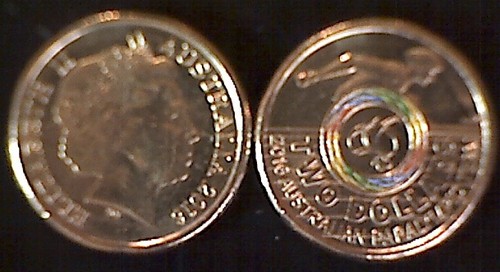 2016 $2 Australian Paralympic Carded Coin