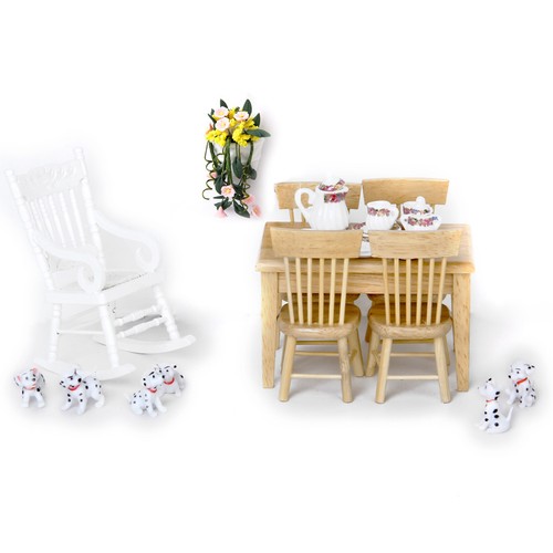 Buisson De Fleur Pour DIY Décor 1//12 Miniature Maison de Poupée Dollhouse