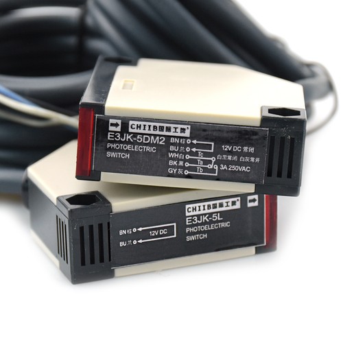 A Pair Switch Sensor Photoelectric Bijection E3JK-5DM2 DC 12V 5m