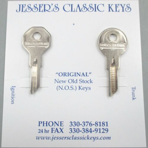 Rare BUICK NOS GV-14 Briggs /& Stratton Original Nickel Keys Set 1928 1929 1930