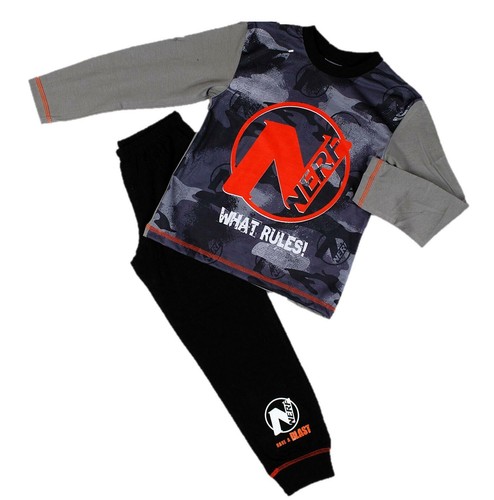 Official Boys Nerf Kids Pyjamas 5-12 Years