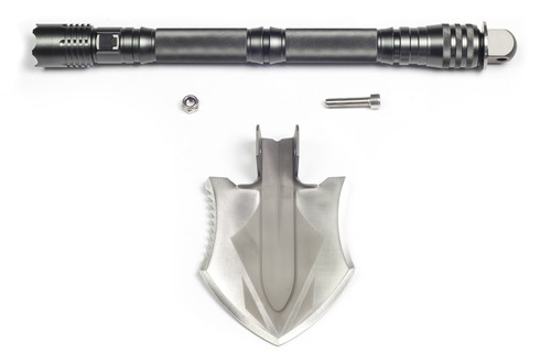 Bundeswehr Spaten Klappspaten Schaufel LED lampe für Wandern Outdoor Survival