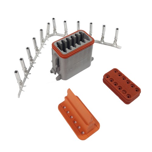 Construcción arnés de vehículos de servicio pesado telar de 12 pines del conector
