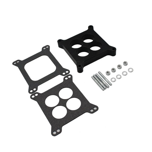 1/" Ported Phenolic Carburetor Spacer 4bbl SBC BBC BB Fits for Holley SB R3I1