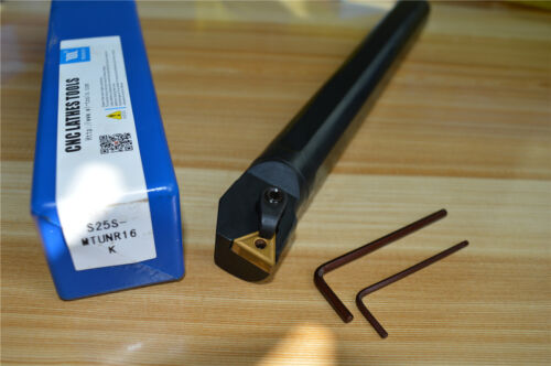 S25S-MTUNR16 25 x250mm Internal Turning Toolholder Boring Bar For TNMG1604