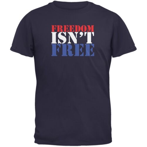 Memorial Day Freedom Isn't Free Navy Adult T-Shirt 