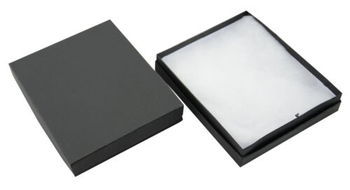 Black Kraft Multi Purpose Cotton Filled Boxes Jewellery Gift Display Packaging