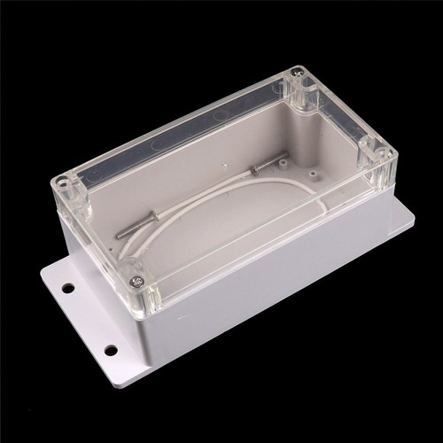 158x90x65mm Clear Waterproof Plastic Electronic Project Box Enclosure Case gh