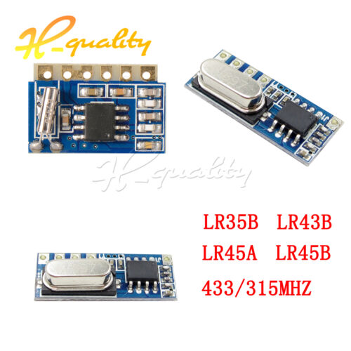 LR35B LR33B LR45A LR45B 315MHz/433MHz Módulo Receptor Inalámbrico RF superheterodino