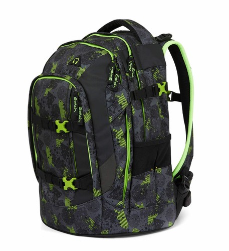 satch Pack Schulranzen Rucksack Schulrucksack Tasche Off Road Schwarz Gelb
