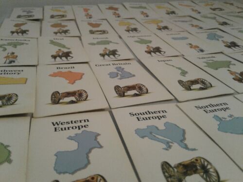 1993 RISK Game Country Cards REPLACEMENT YOU PICK A CARD