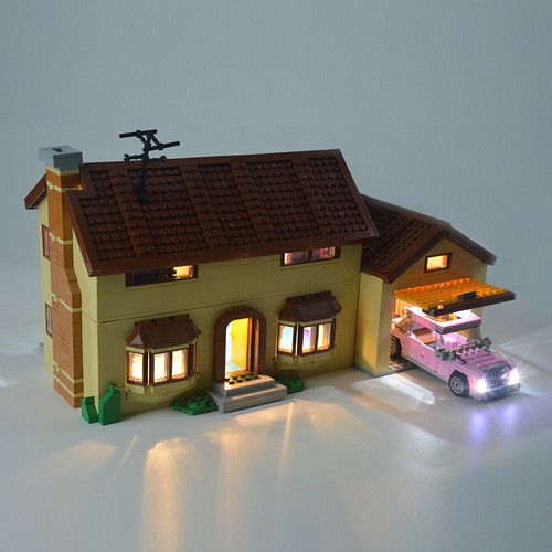 LED Lighting Beleuchtung Licht Für LEGO 71006 Toys The Simpsons House DIY Light