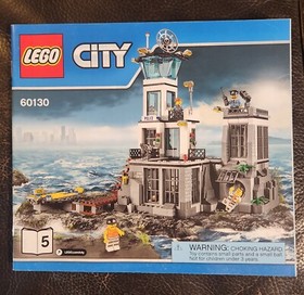 LEGO CITY 60130: Prison Island Instruction Booklets 1-6