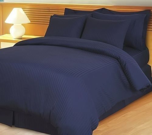 1000TC Egyptian Cotton Best 4PC Bed Sheet Set All Sizes /& Solid//Stripe Colors/"