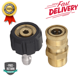 Pressure Washer Coupler Adapter For Power Washer Spray Gun Wand M22 to 1//4/'/'