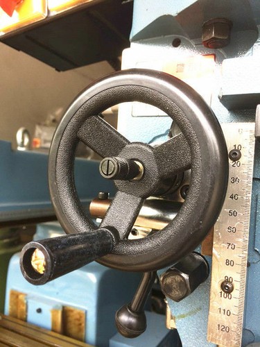 Milling Machine Fine Feed Black Plastic Hand Wheel /& 3X Feed Reverse Knob