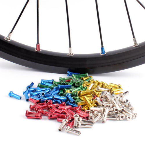 Red Mountain Road Bike Bicycle Wheel Spoke Nipples CAP 15 mm 50pcs Set LH