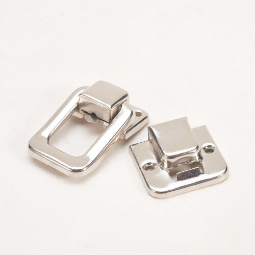 38mm Iron Box Case Toggle Catch Lock Suitcase Chest Trunk Latch Clasp Silver 
