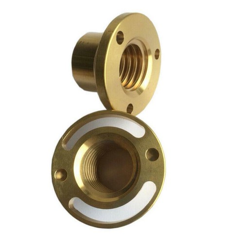 2x Bridgeport Milling Machine Y Axis Screw Copper Sleeve Wing Nut The Mill Part